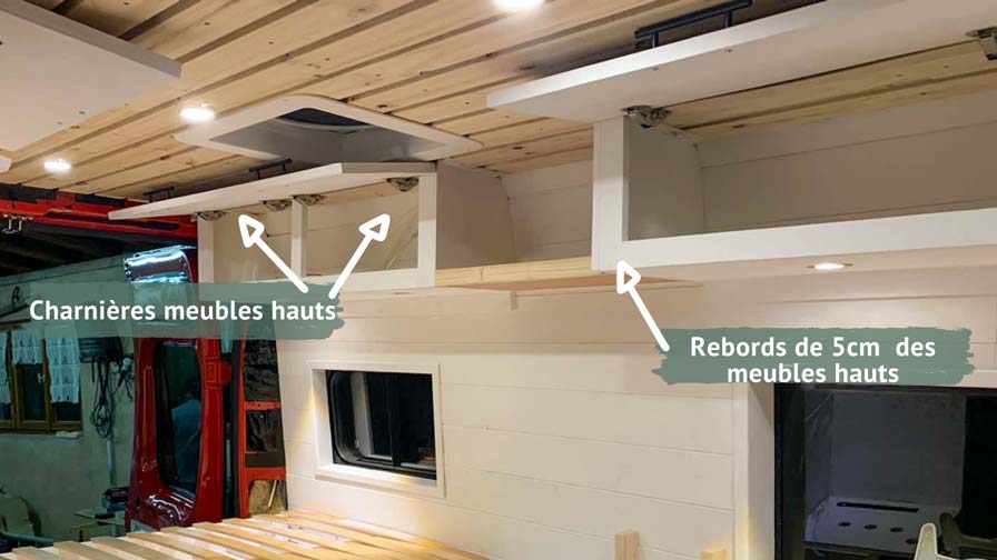 Comment réaliser des meubles hauts dans un fourgon aménagé ? - NomadVanture