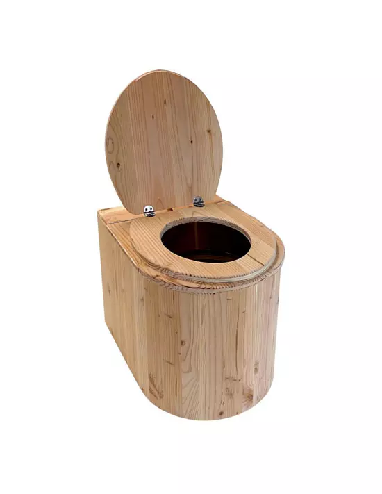Kit séparateur pour toilette sèche & siège en bois